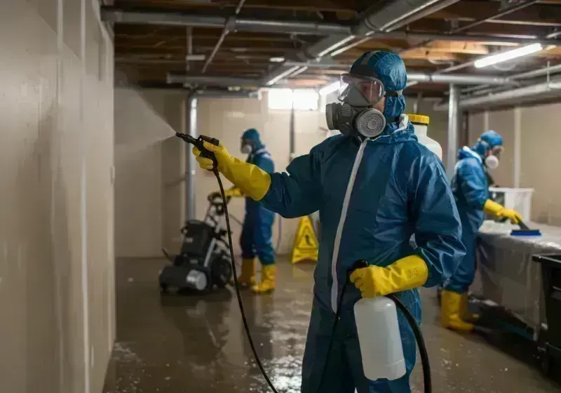 Basement Sanitization and Antimicrobial Treatment process in Nevada, MO